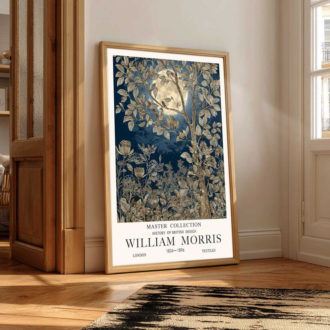 Pewter Moon William Morris Print