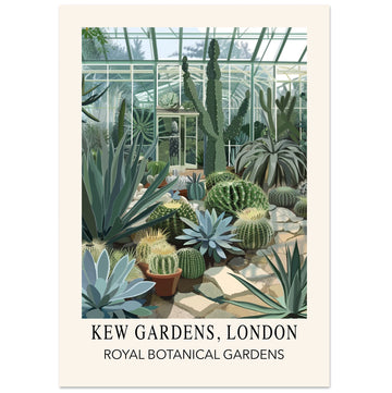 Kew Gardens London Print - The Cactus House