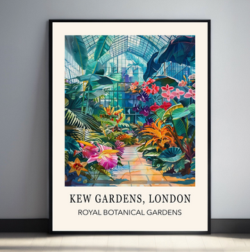 Tropical Garden Wall Art - Kew Gardens London