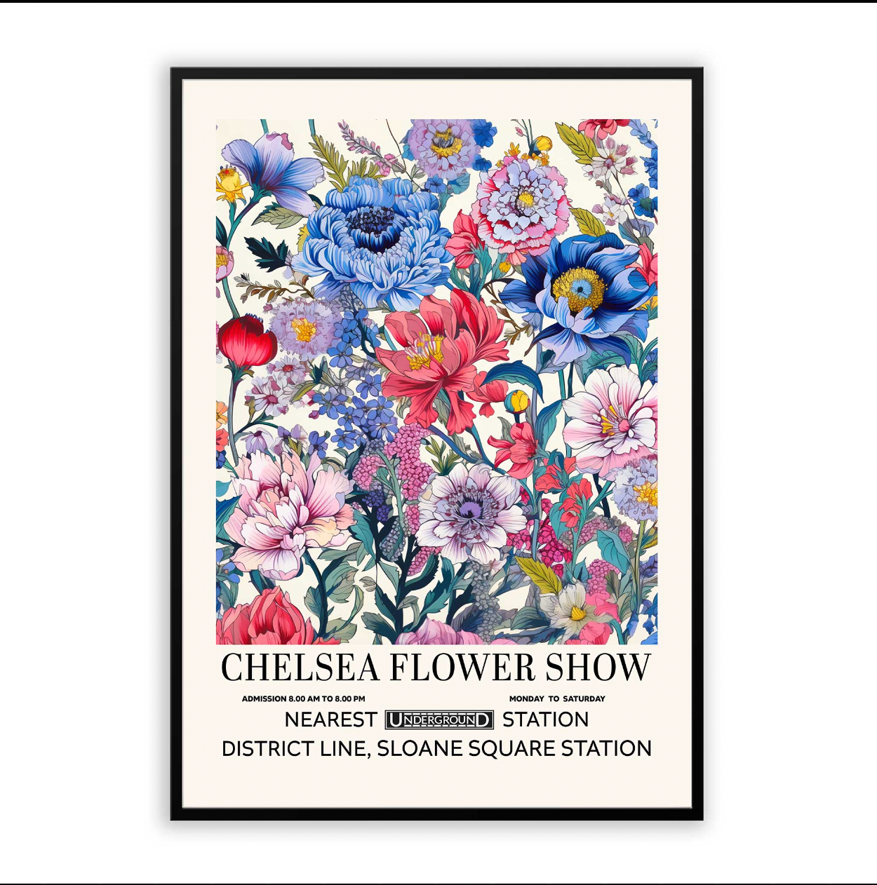 Floral Art Print-Chelsea Flower Show 201
