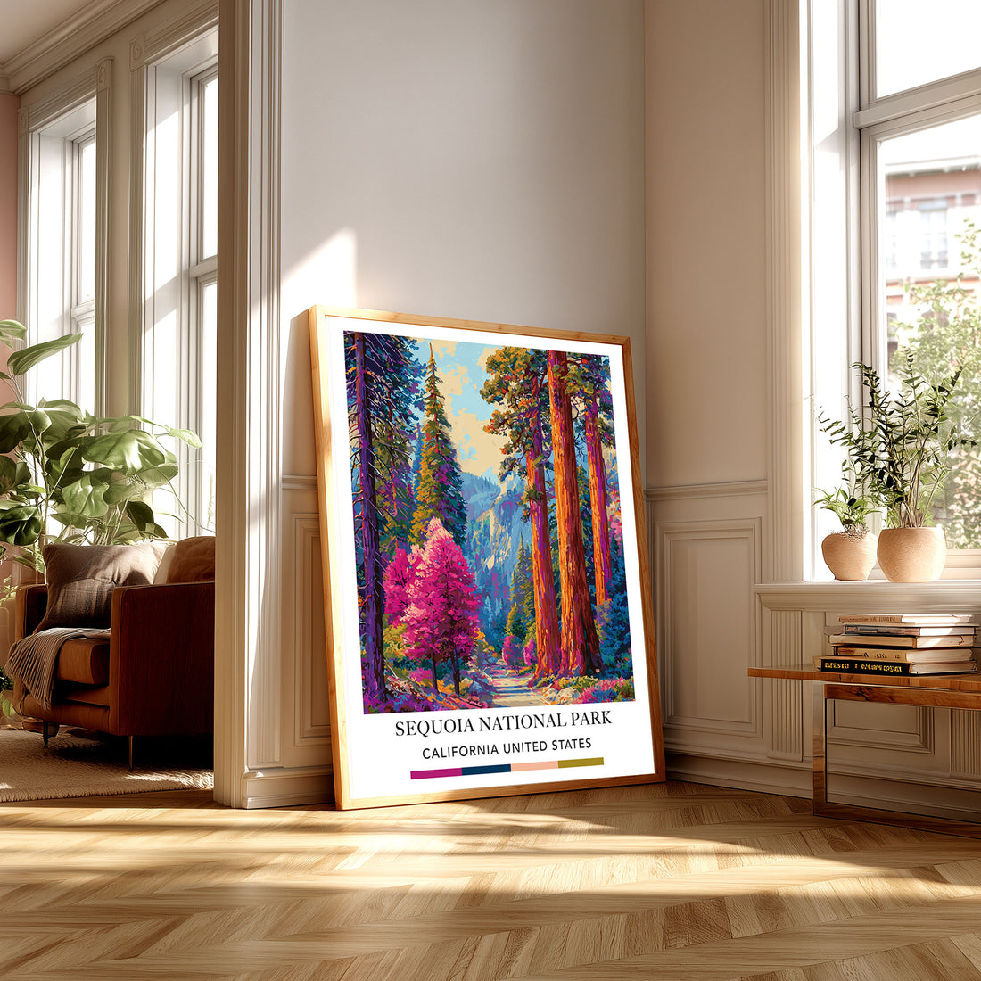 Travel Print Sequoia National Park Poster