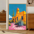 Southwest Wall Art Desert Architecture Print