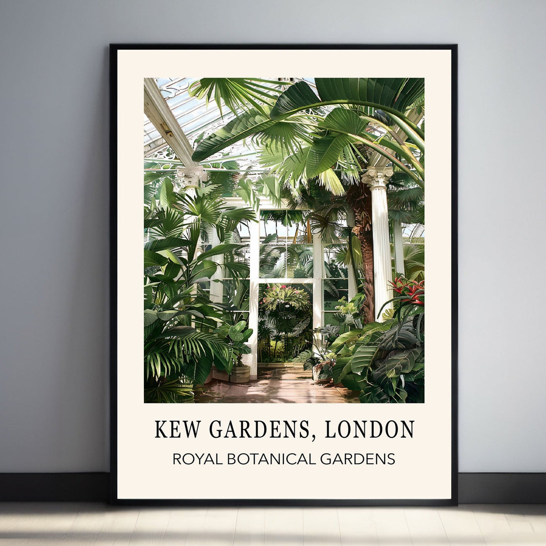 Vintage Palm House Kew Gardens - Botanical Wall Decor