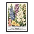 Vintage wildflower wall art print
