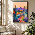 Desert Landscape Painting Southwest Wall Art