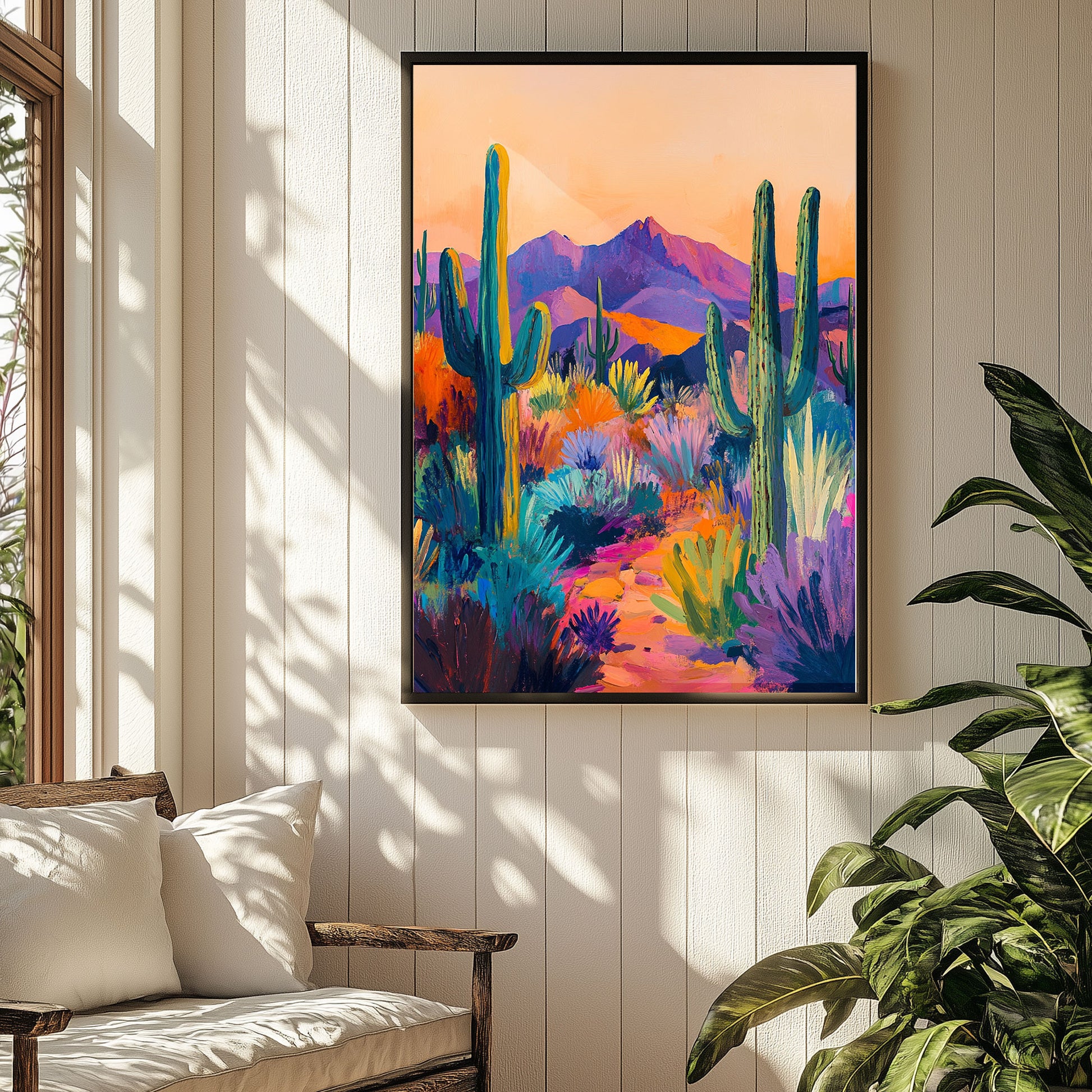 Desert Landscape Painting Southwest Wall Art