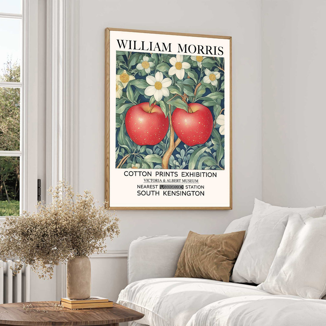 William Morris Red Apples Print