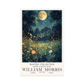 William Morris Moon And Fireflies Print