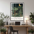 William Morris Moon Print Forest Landscape Wall Art IN A STUDY 