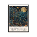 William Morris Moon Woodland Wall Art Botanical Print