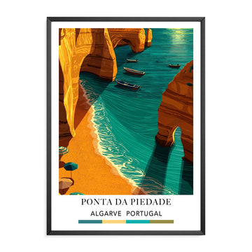 Travel Print Algarve Portugal Ponta da Piedade