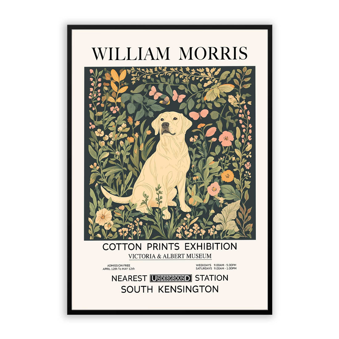 William Morris Cat and Dog Prints – Wall Art for Pet Lovers