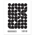 Retro Bauhaus Poster, No. 501, Bauhaus Art, Black and white, modern wall art, #illieeart