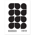 Art Deco Bauhaus Poster, No. 503 Art Print, abstract, architecture, design, #illieeart
