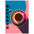 BAUHAUS Coffee Cup Art Print, abstract, architecture, design, #illieeart