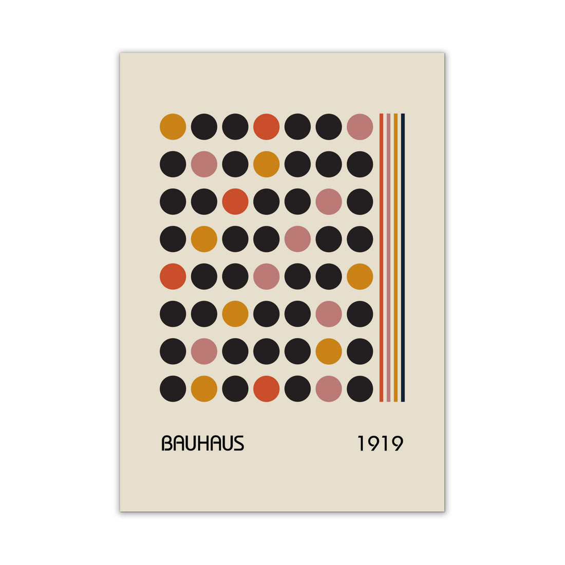 Bauhaus Minimal Design Poster Modern Wall Art
