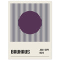 Purple - Retro Bauhaus Poster, No. 118, ABSTRACT GEOMETRIC, bauhaus, MODERN ART, #illieeart