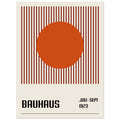Retro - Orange Bauhaus Poster, No. 110, Bauhaus Art, Geometrical Art print, Orange Modern Art, #illieeart