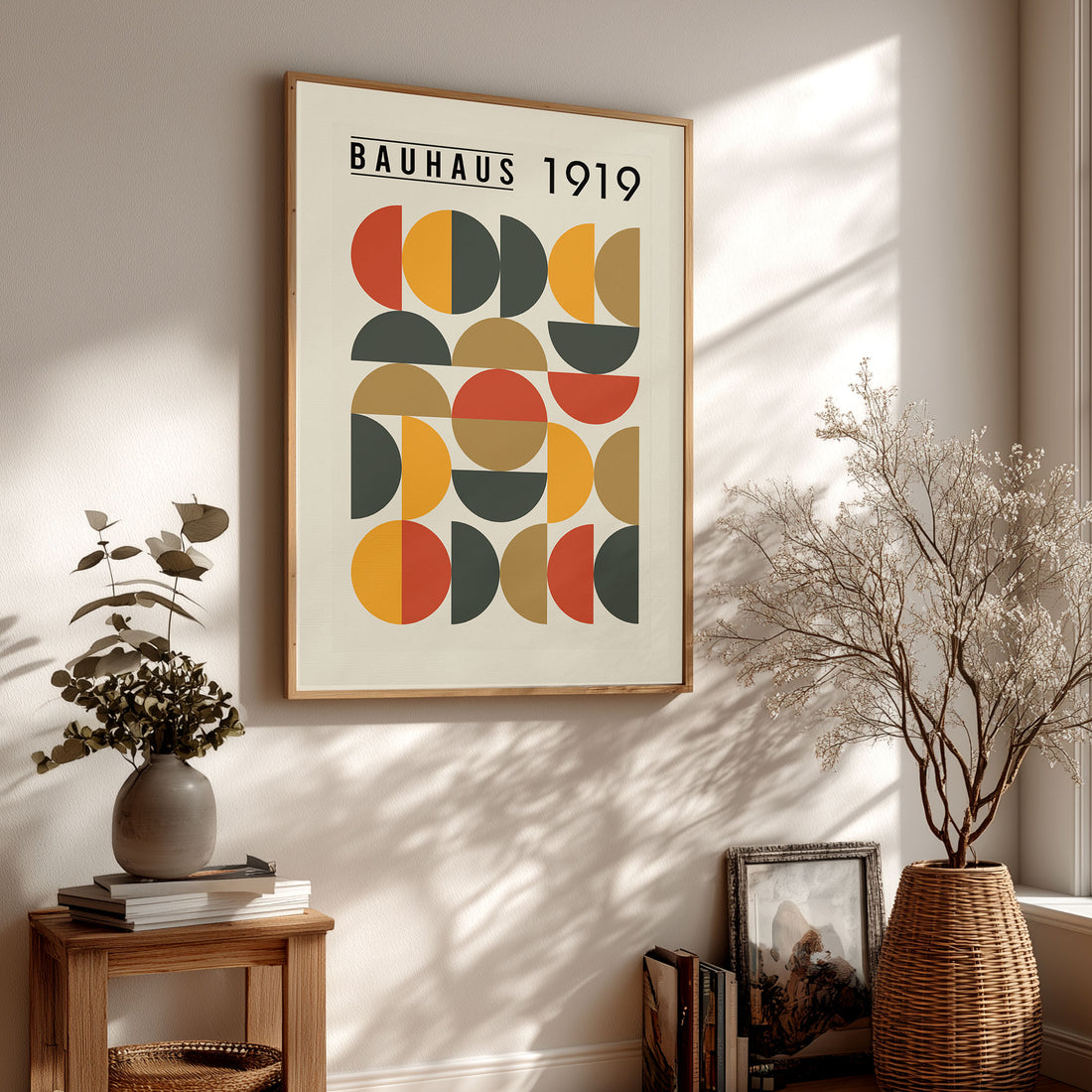 Bauhaus Print Mid Century Geometric Art