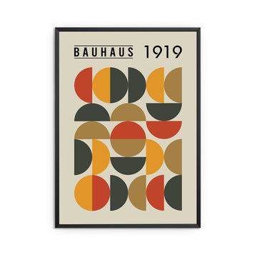 Bauhaus Print Mid Century Geometric Art