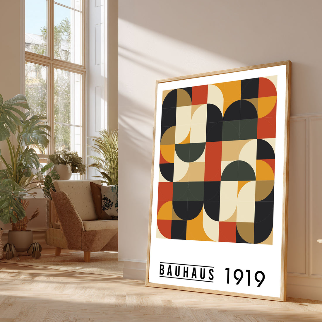 Bauhaus Print Mid Century Design