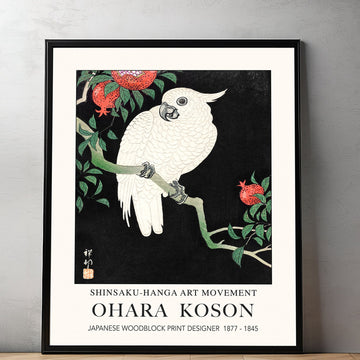 Ohara Kason Exhibition Print - Cockatoo