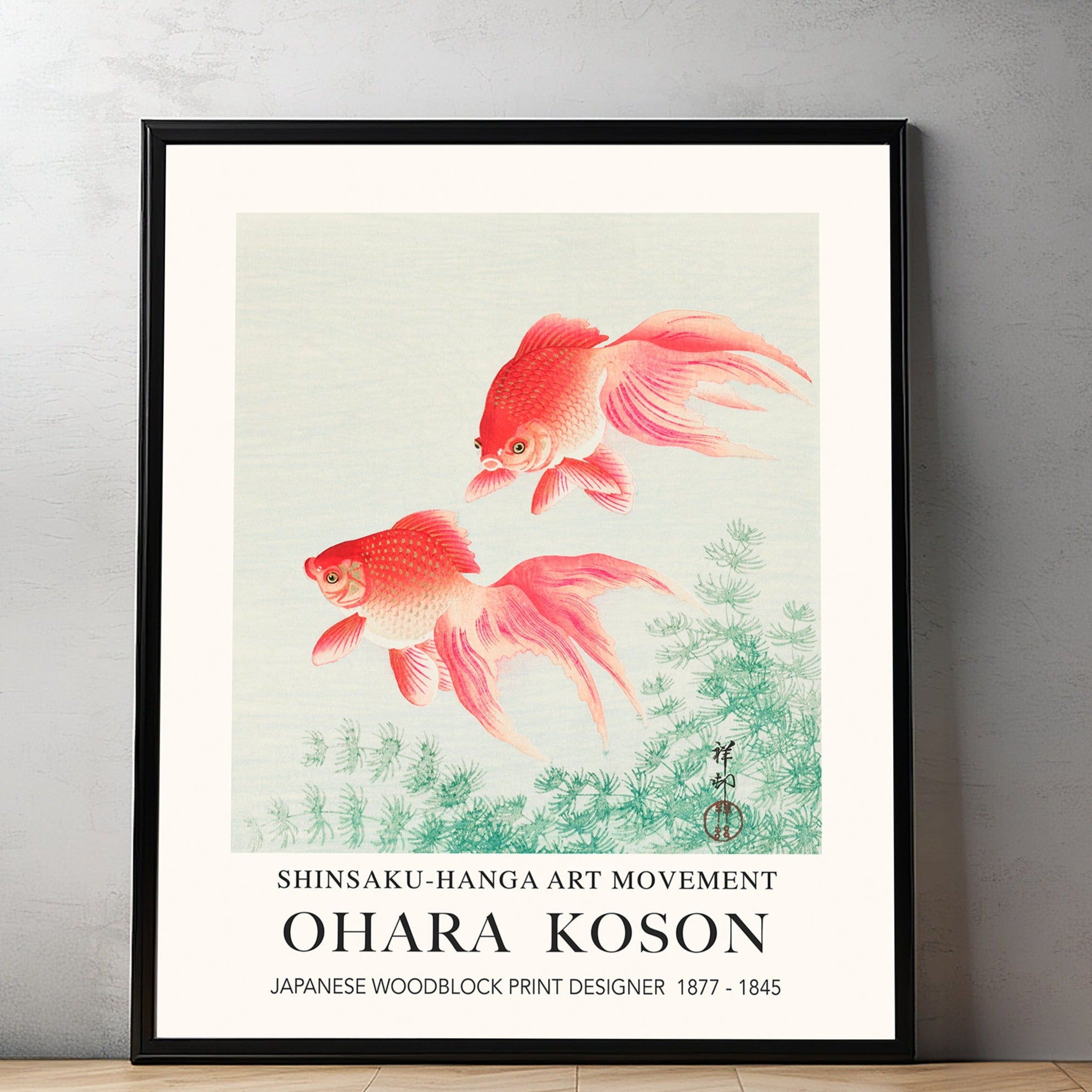 Ohara Kason Exhibition Print - Goldfish