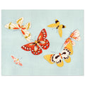 Butterflies - Vintage Japanese Illustration, Blue, butterfly, Japanese, #illieeart