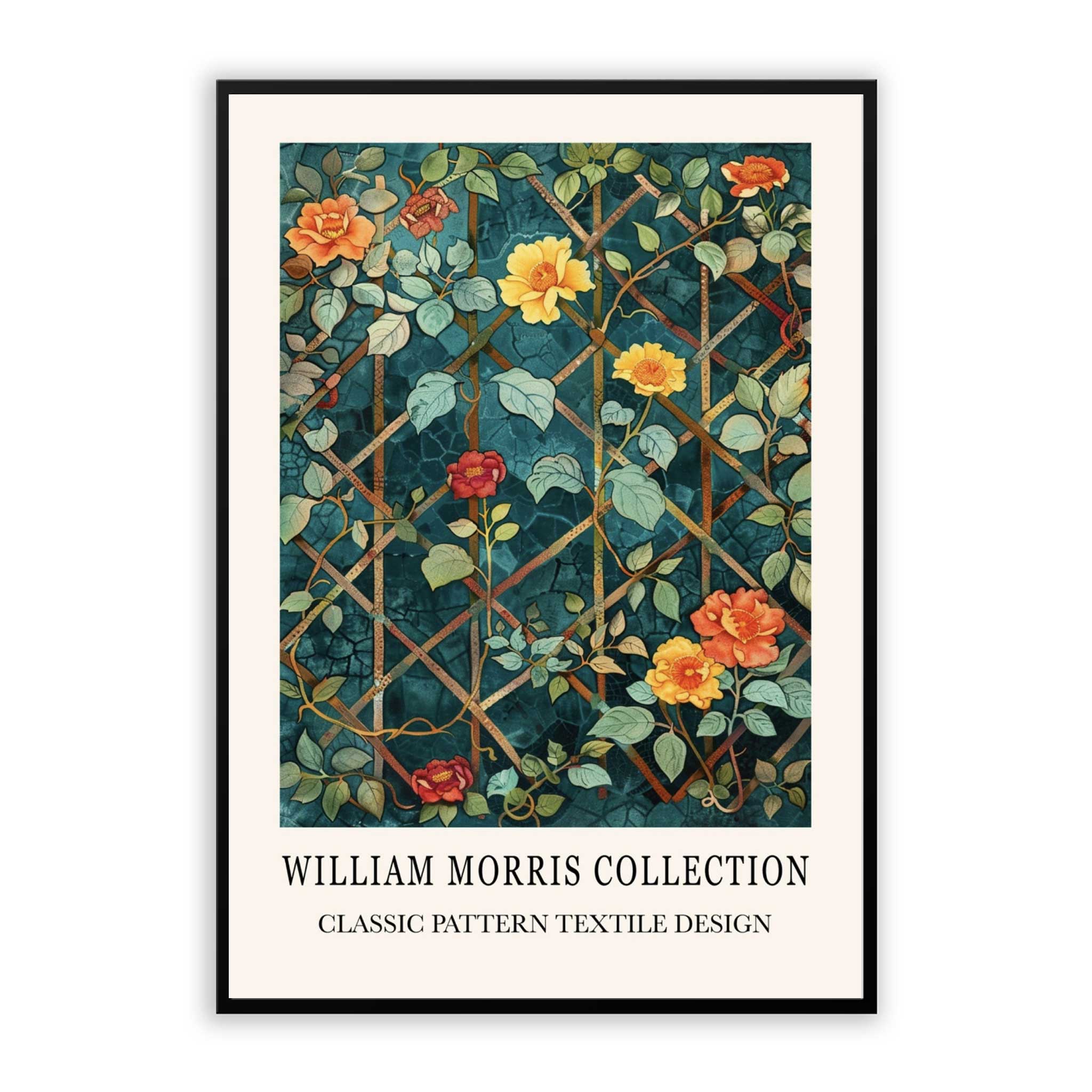 William Morris Trellis And Flowers 07