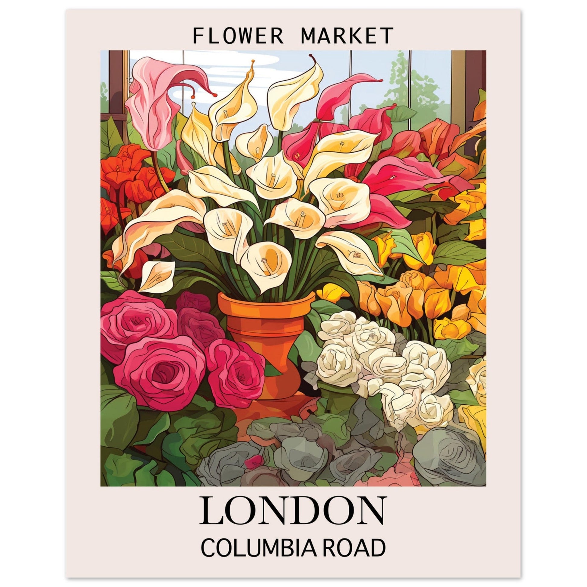 Flower Market London, Columbia Road, Flower Market, London, #illieeart