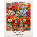 Flower Market, Sydney, floral poster, Flower Market, Sydney, #illieeart