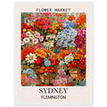 Flower Market, Sydney - Framed Poster, Flower Market, Framed Art print, Sydney, #illieeart