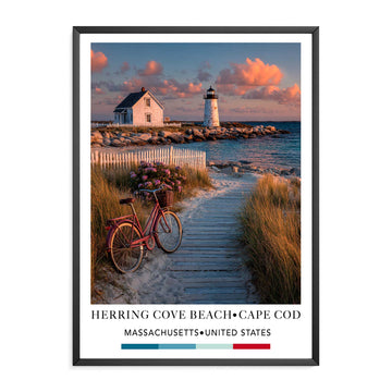 Travel Print Herring Cove Beach