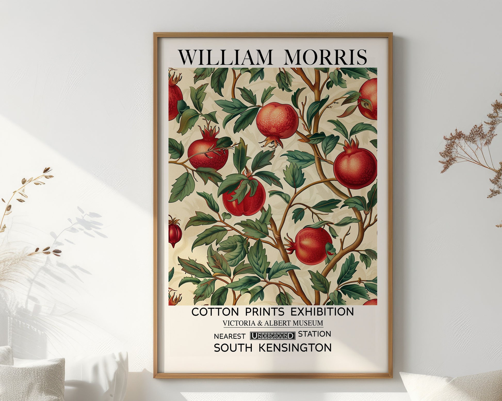 William Morris Print - The Pomegranates Art Print 