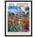 Kew Garden London, Framed Print, Botanical Print, Glass house, tropical flower, #illieeart