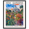 Kew Garden London, Framed Print, Botanical Print, Glass house, tropical flower, #illieeart