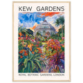 Kew Garden London, Framed Print, Botanical Print, Glass house, tropical flower, #illieeart