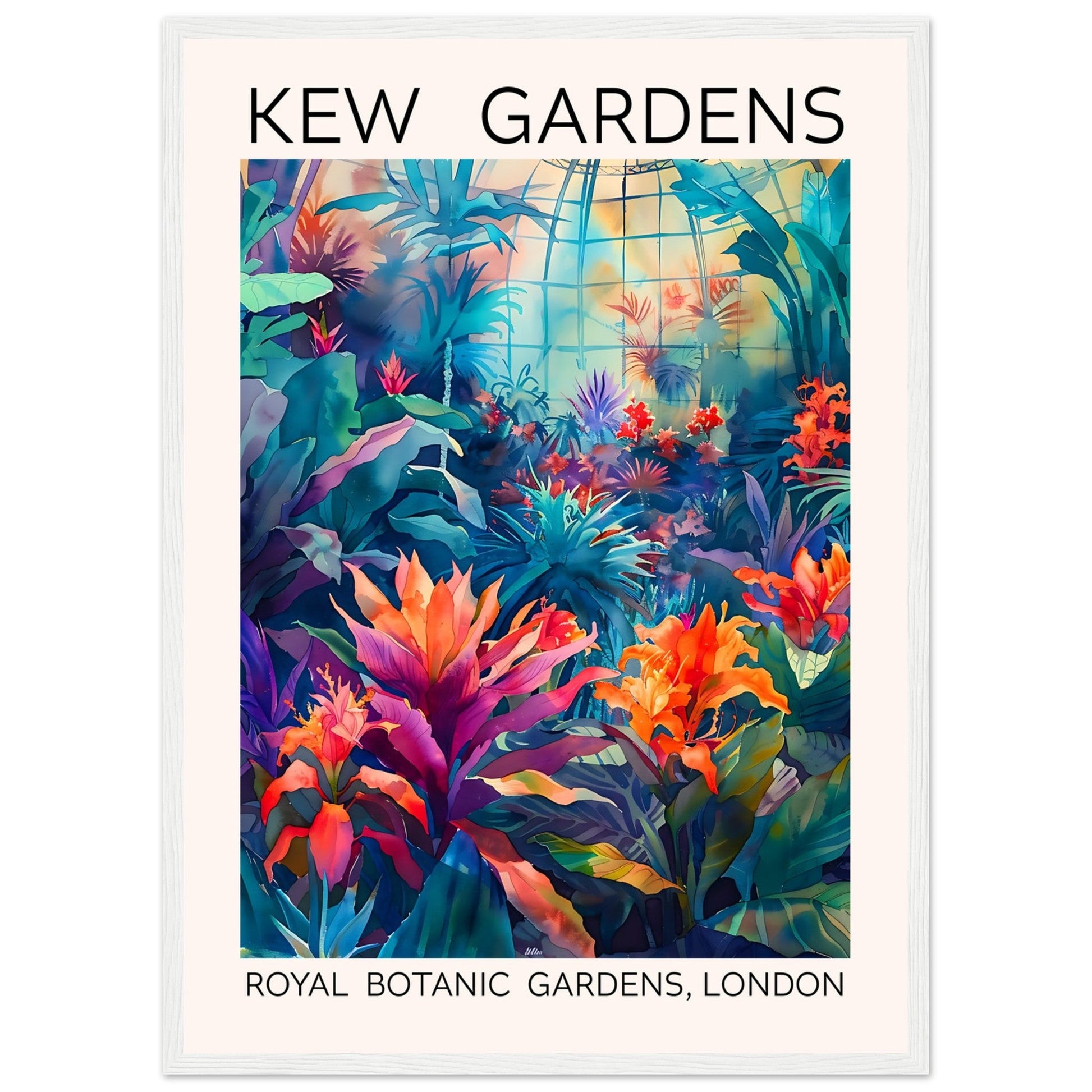 Kew Garden London Print - Framed, , , , #illieeart