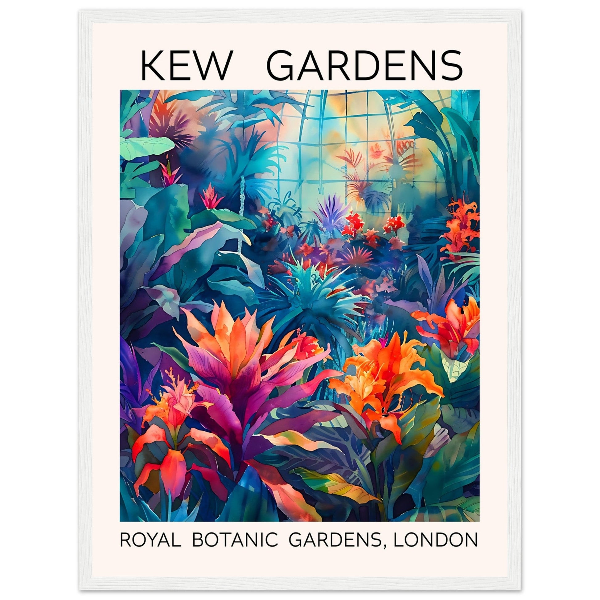 Kew Garden London Print - Framed, , , , #illieeart