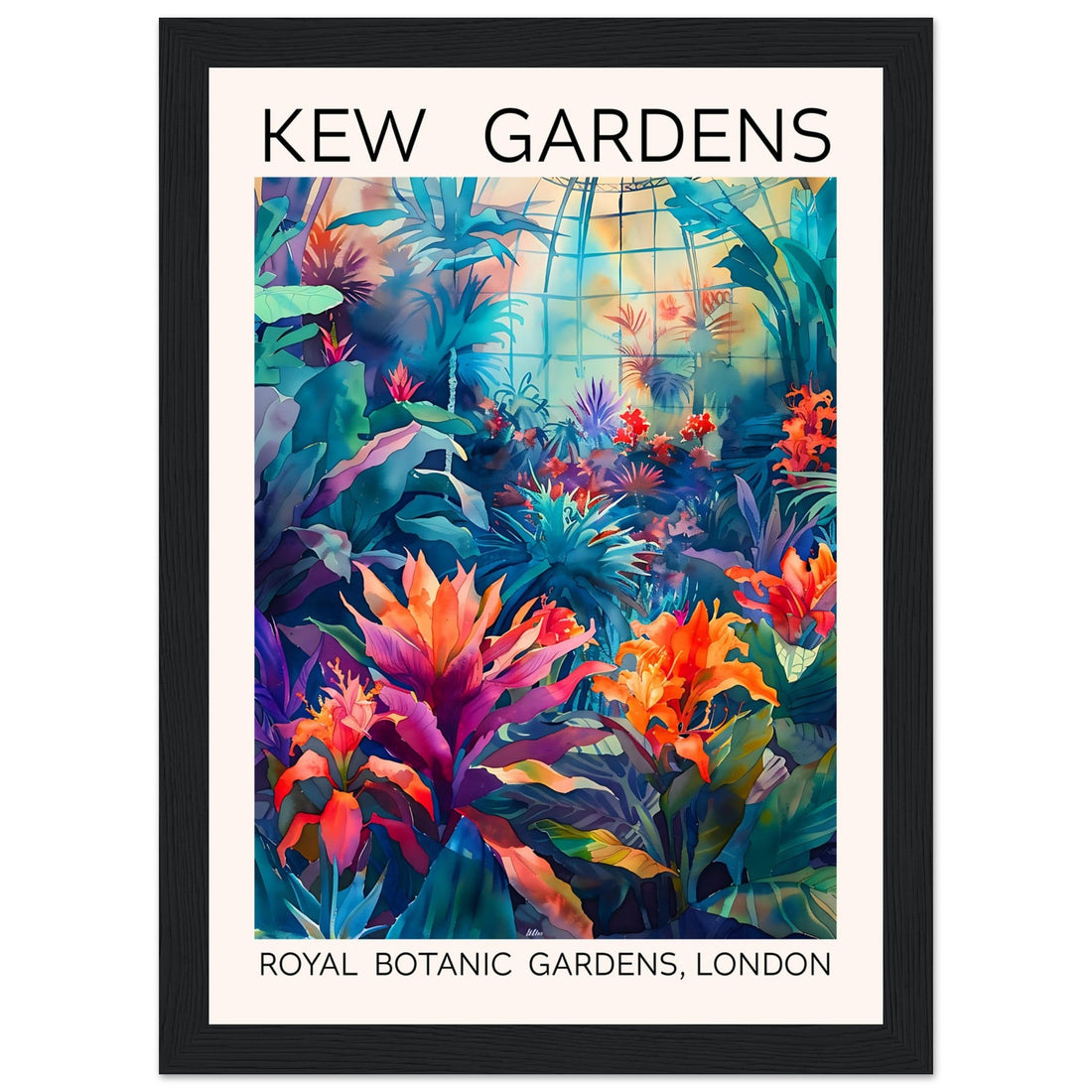 Kew Garden London Print - Framed, , , , #illieeart