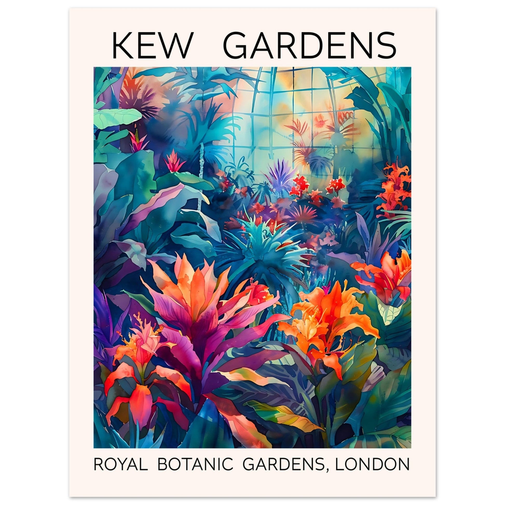 Kew Garden London Print, , , , #illieeart