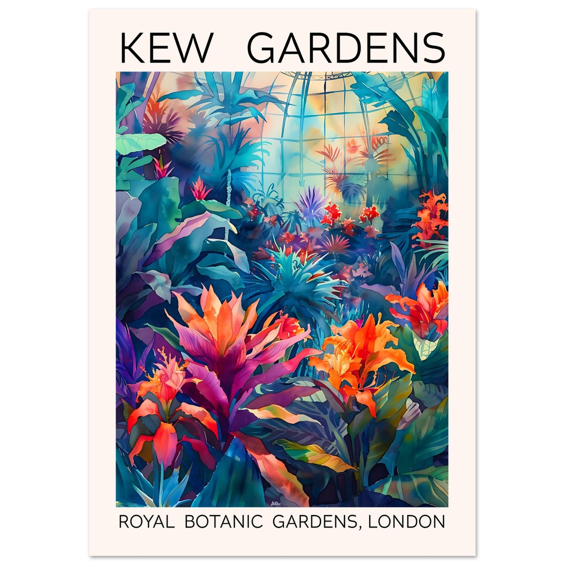 Kew Garden London Print, , , , #illieeart