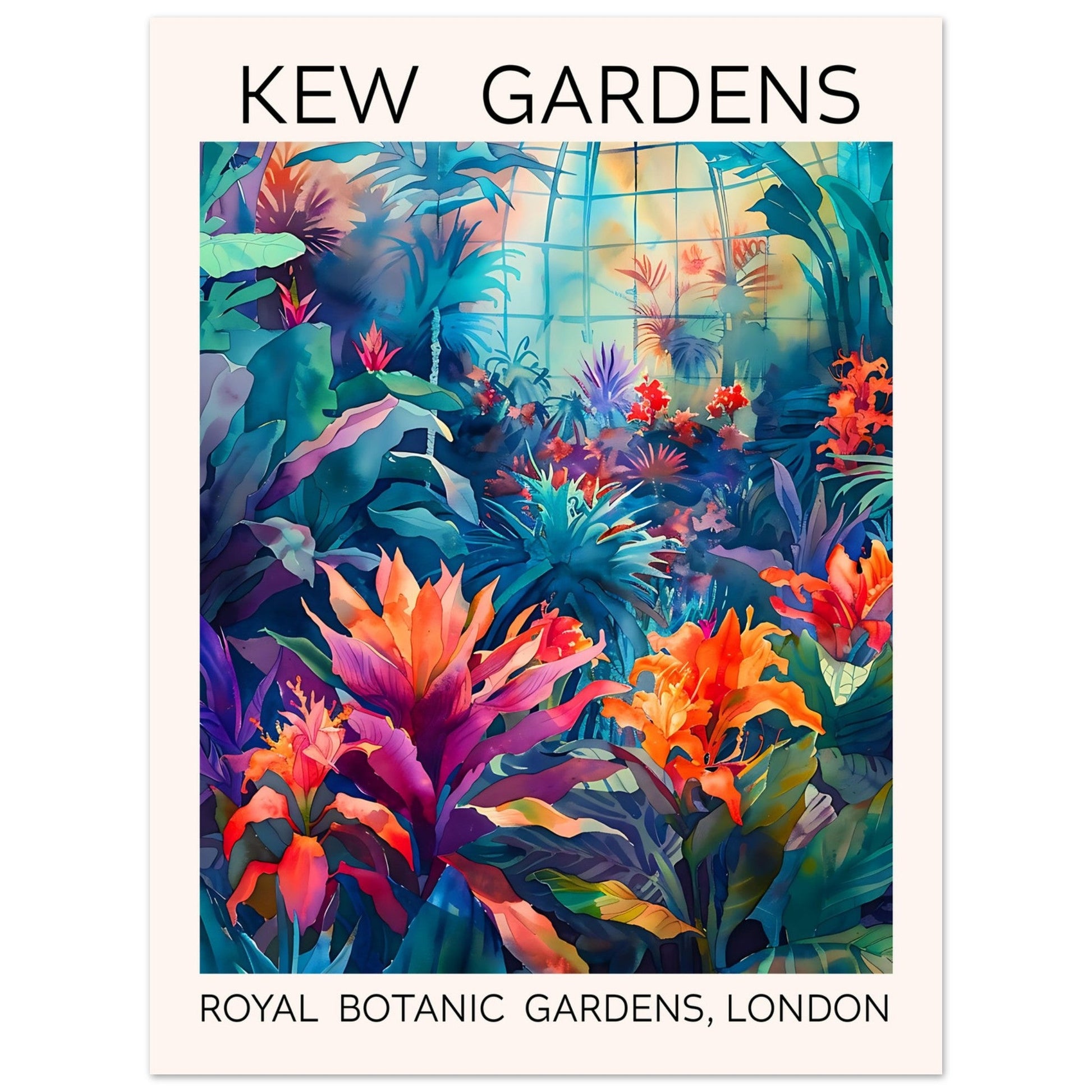 Kew Garden London Print, , , , #illieeart