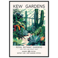 Kew Gardens Framed Print - The Cactus House, Botanical Print, floral poster, Framed Art print, #illieeart