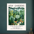 Kew Gardens London - The Cactus House Print, Botanical Print, Cactus Print, floral poster, #illieeart