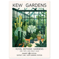 Kew Gardens London - The Cactus House Print, Botanical Print, Cactus Print, floral poster, #illieeart