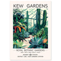 Kew Gardens London - The Cactus House Print, Botanical Print, floral poster, Travel Print, #illieeart