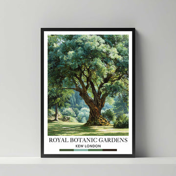 Kew Gardens London Poster Botanical Wall Art