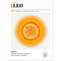 Leo - Zodiac Sign, Leo Aura, Leo Zodiac, Zodiac Sign Print, #illieeart