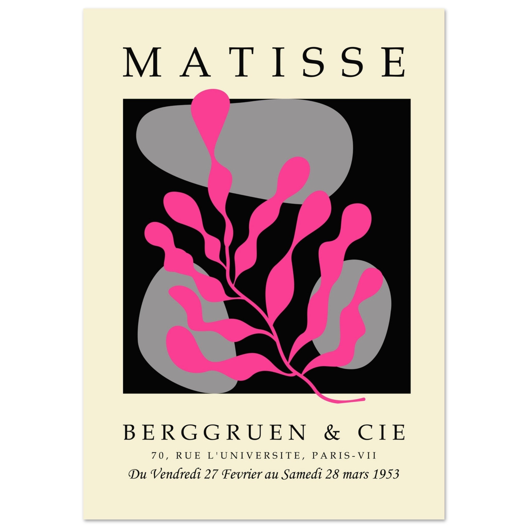 Matisse Print | Abstract Exhibition Poster | illieeart | illiee art